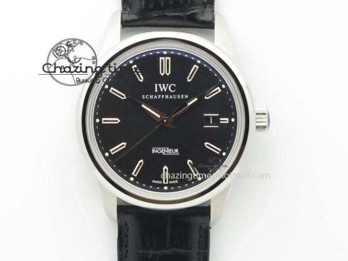 MIROTIME 0508 Portofino Chrono RG Black Dial on Black Leather Strap A HighPerformance 7389